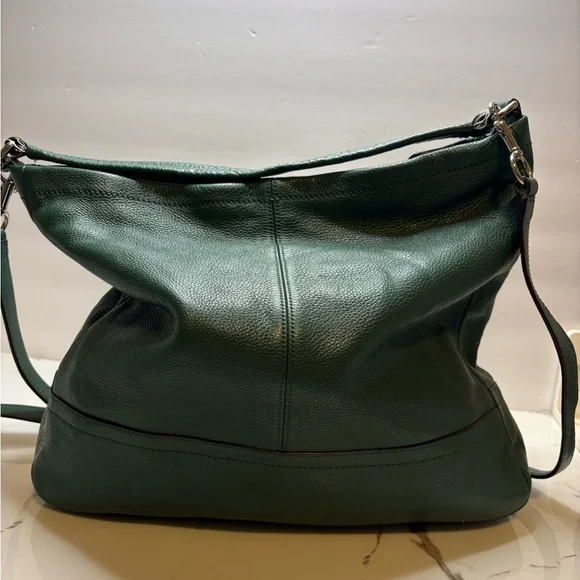 COACH Green Leather Hobo Bag - Picture 4 of 9